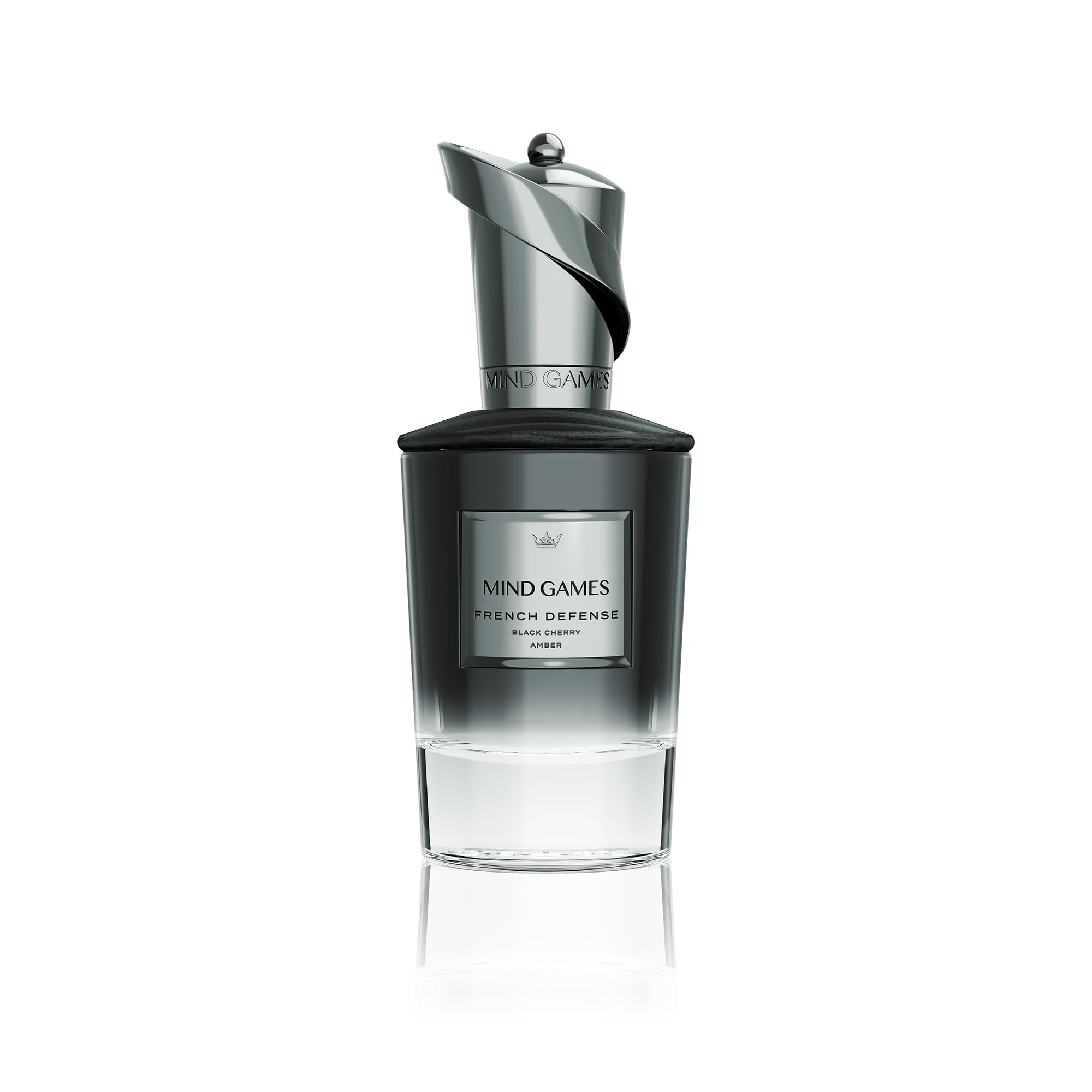 MIND GAMES French Defense cherry note bottle close-up for a fruity brightness and daytime confidence.