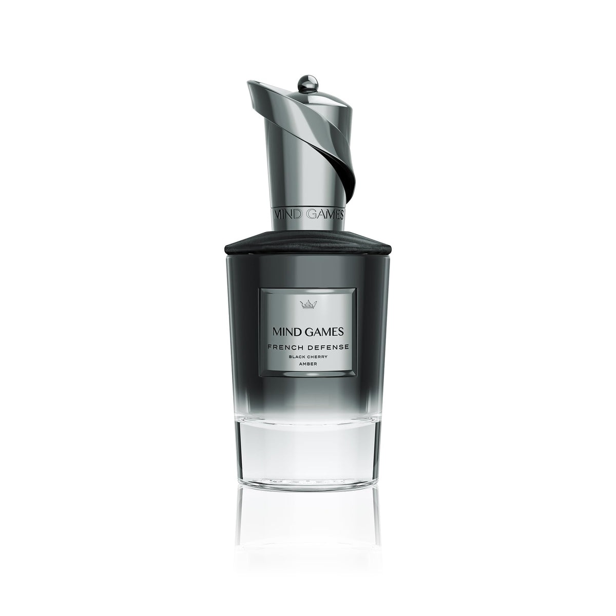 MIND GAMES French Defense cherry note bottle close-up for a fruity brightness and daytime confidence.