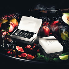 Mind Games luxury travel case in Zamak keeps fragrances secure and organized