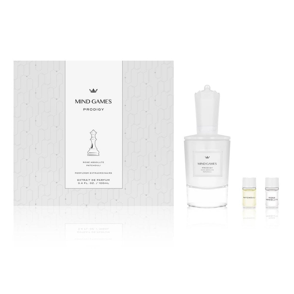MIND GAMES Prodigy dropper and bottle for precise fragrance handling