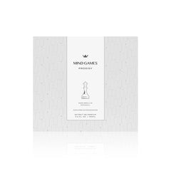 MIND GAMES Prodigy refill vials arranged for travel-friendly fragrance routine