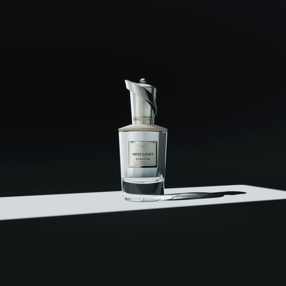 Mind Games Queening musk and coconut dry-down for a lasting, comforting finish.