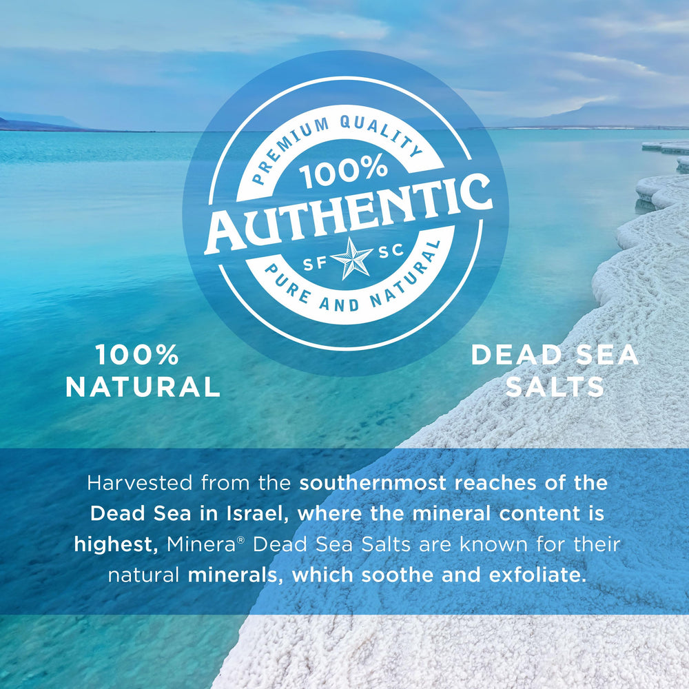 Mineral-rich Minera Dead Sea Salt dissolving easily in water