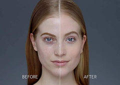 Mineral Air porcelain foundation texture close-up reveals lightweight, breathable feel.