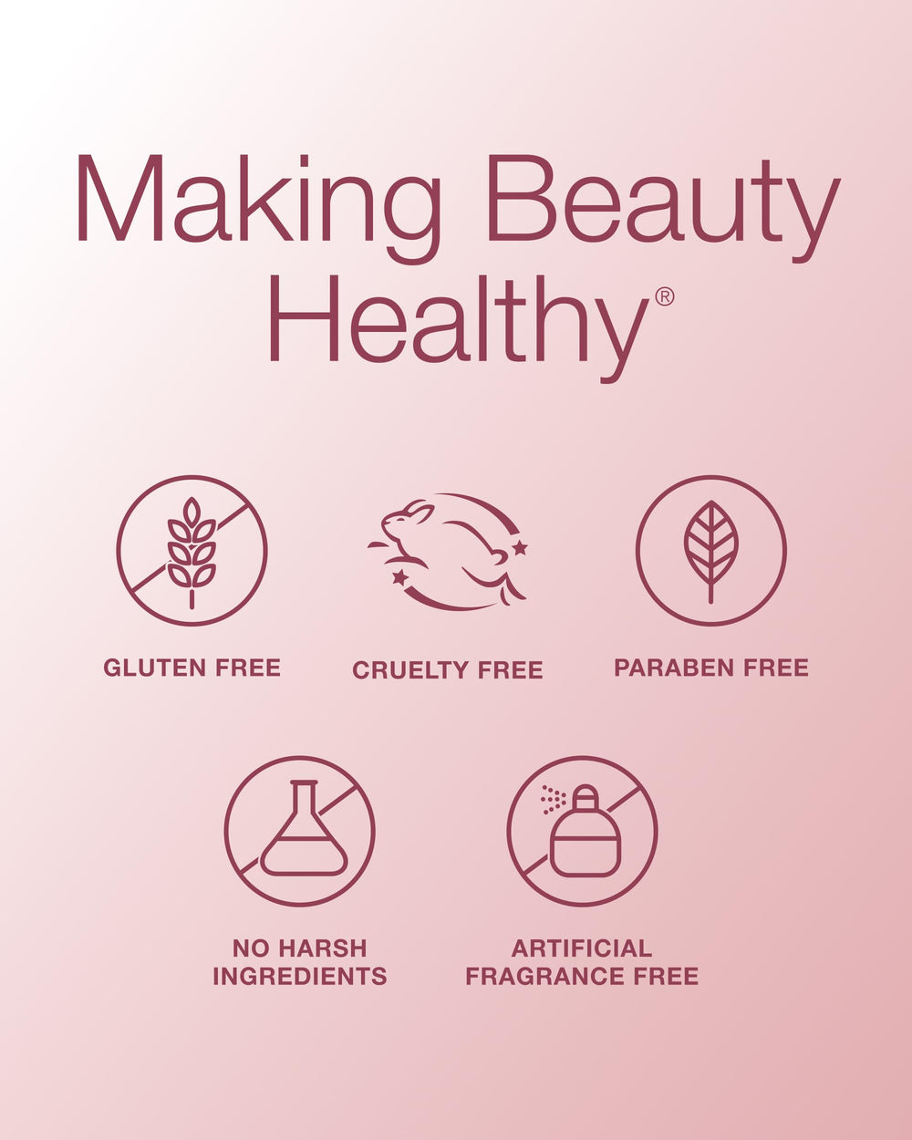 Compact packaging of Mineral Fusion 3-in-1 Color Stick Berry Glow.