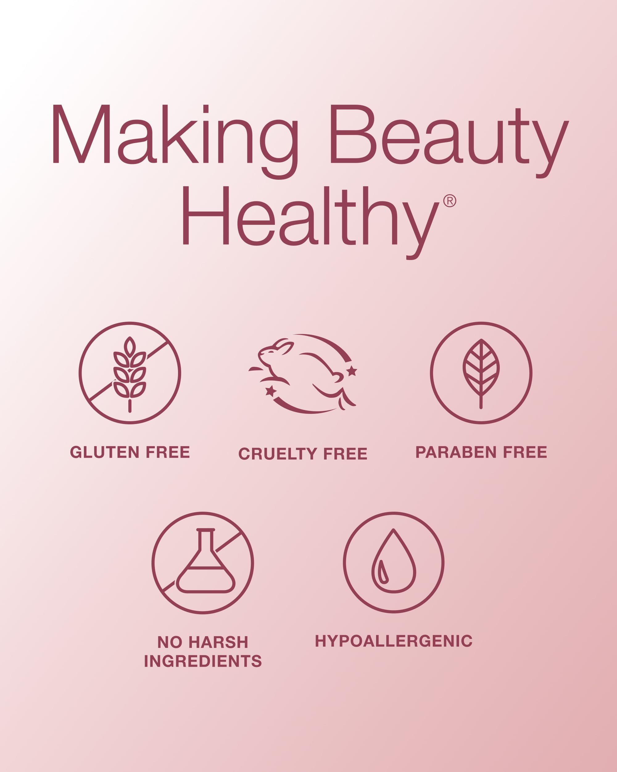 Mineral Fusion aloe vera and shea butter moisturize as you apply.