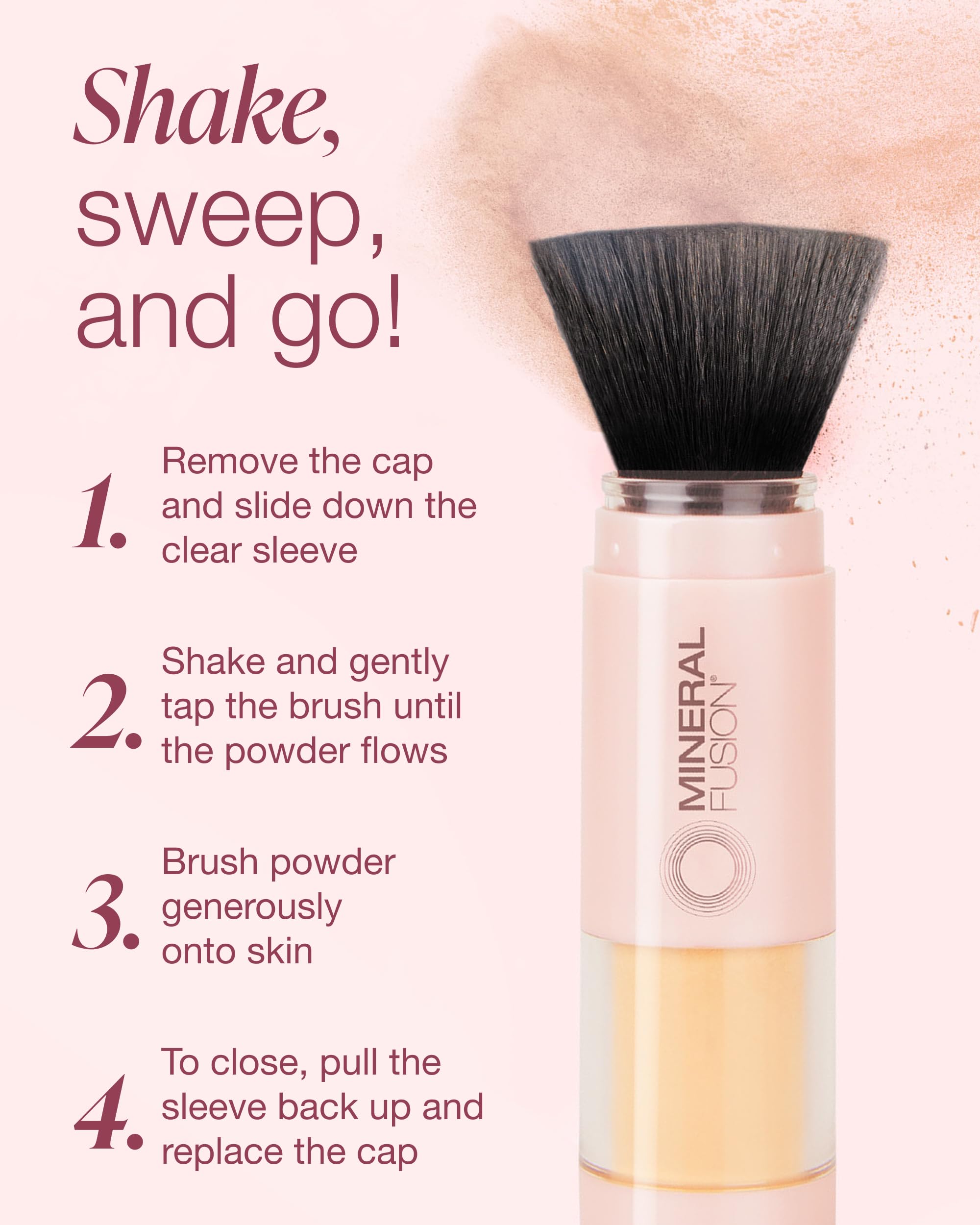 Mineral Fusion fragrance-free hypoallergenic sunscreen label highlights safe ingredients.