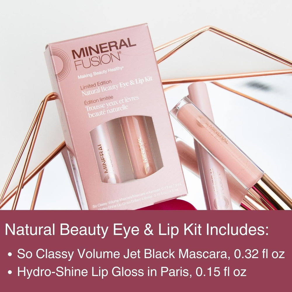 Mineral Fusion Hydro-Shine Lip Gloss Paris Pale Pink for hydrating shine