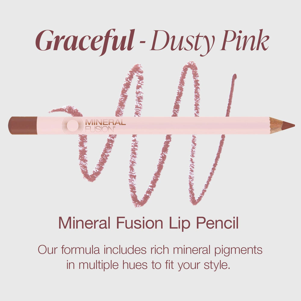 Close-up shows precise, feather-free lip definition with smooth glide.