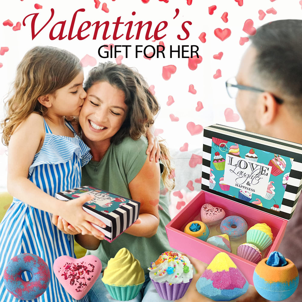 Mineral Me California hearts bath bomb with vibrant colors for relaxing soaks.