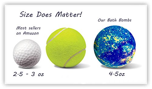 Gift-ready Mineral Me California bath bombs for kids with toy inside.