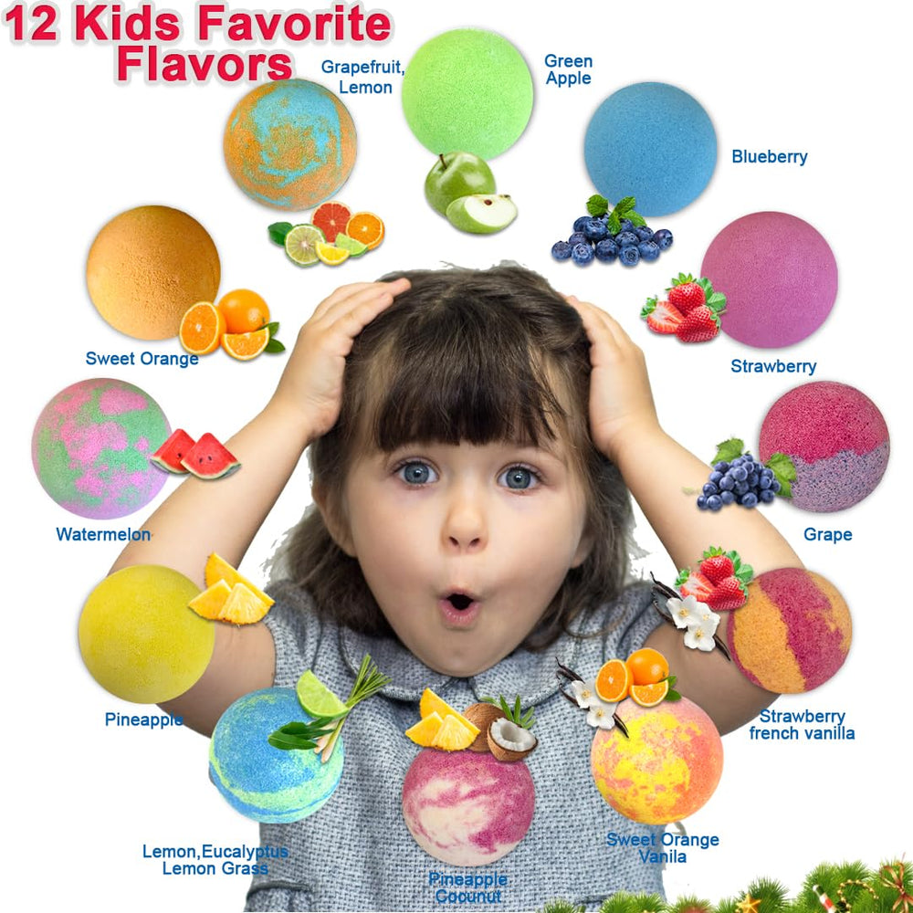 Mineral Me California cruelty-free gift bath bombs for kids