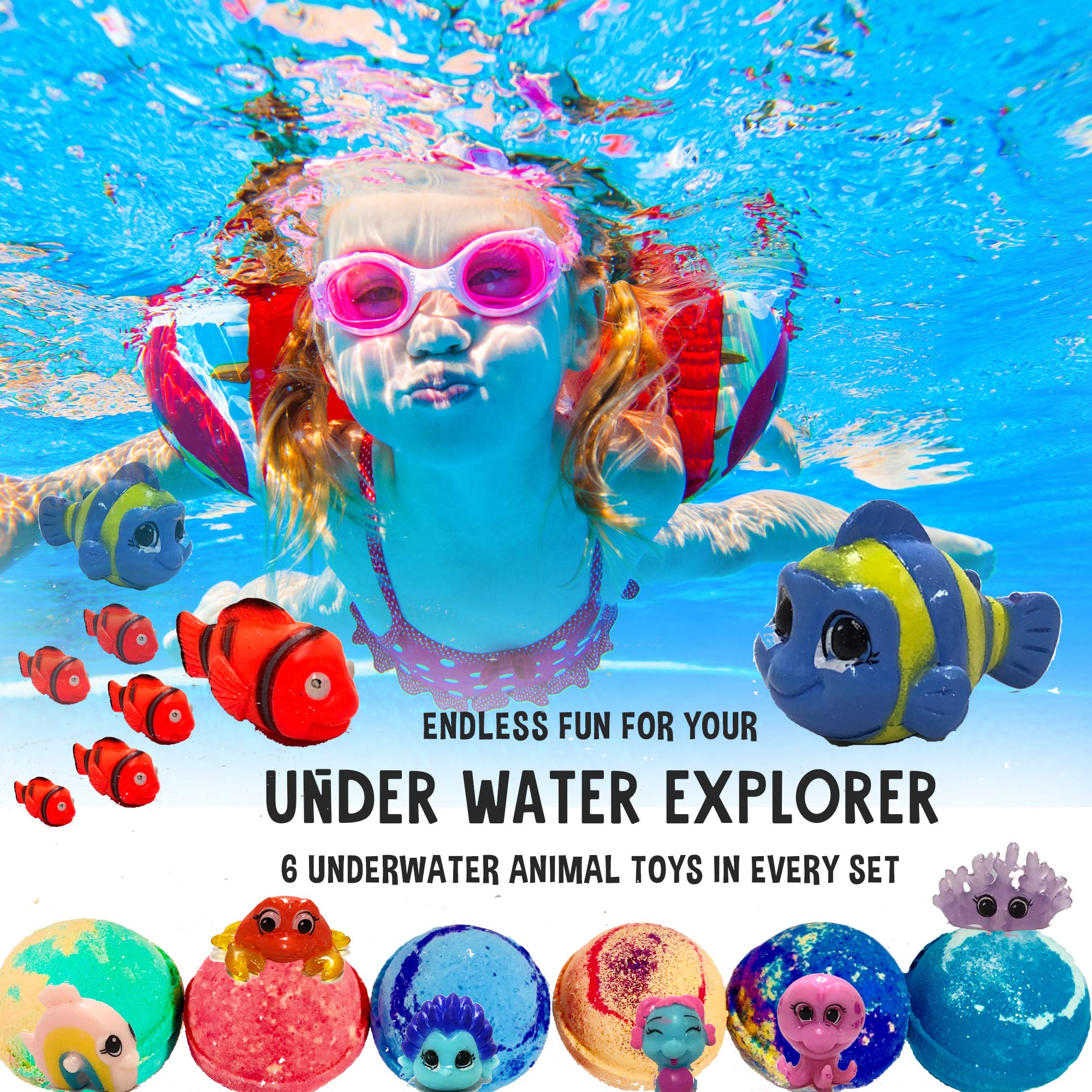 Gender-neutral Mineral Me California bath fizzies suitable for any child.