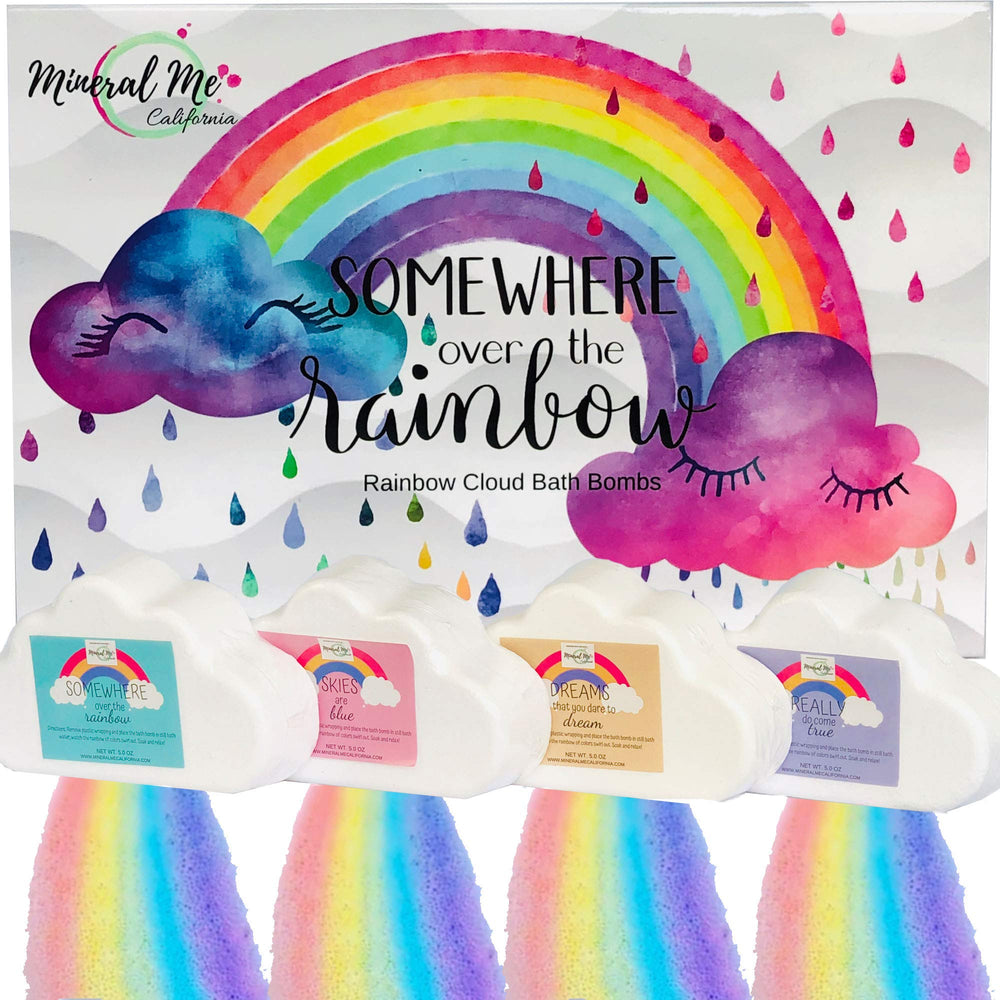 Mineral Me California Rainbow Cloud gift set; ideal for birthdays or holidays