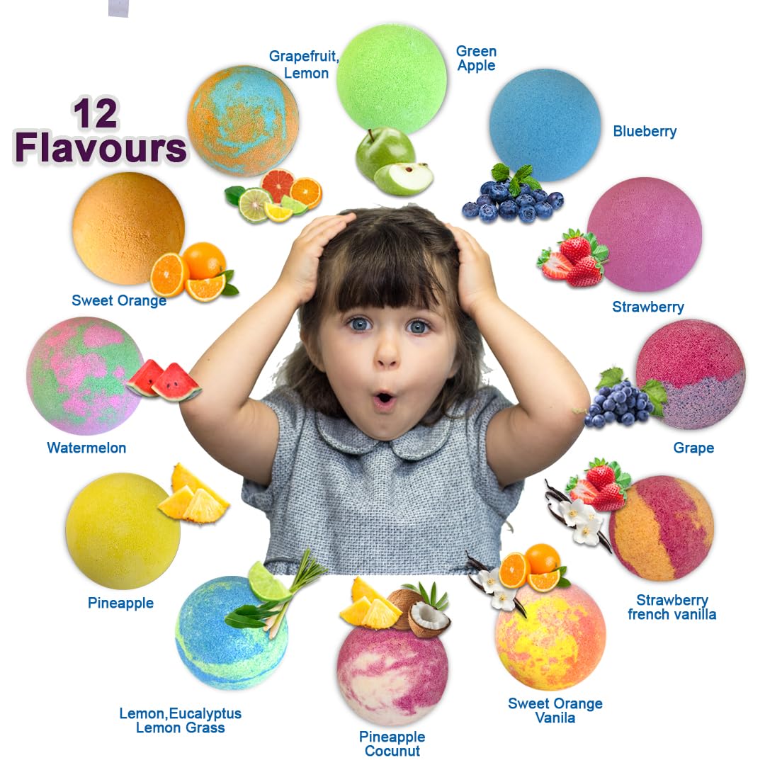 Kids enjoy mineral me california bath fizz during a playful bath time.