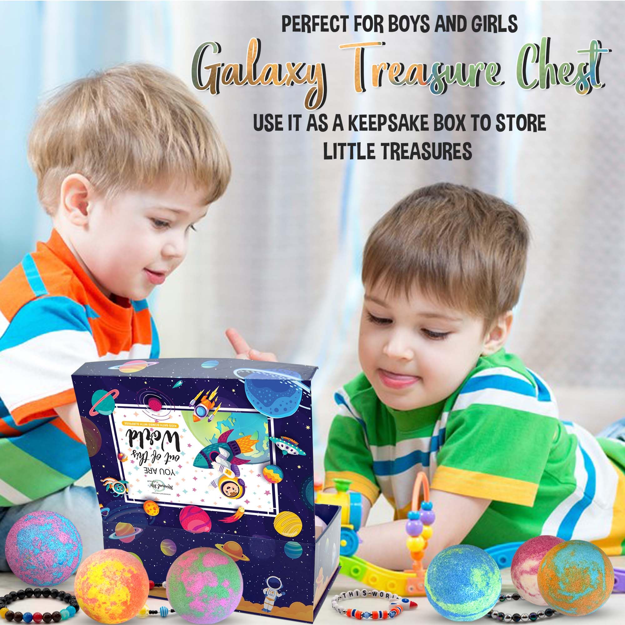 Gentle bath time fun for kids with Mineral Me California bath bombs.