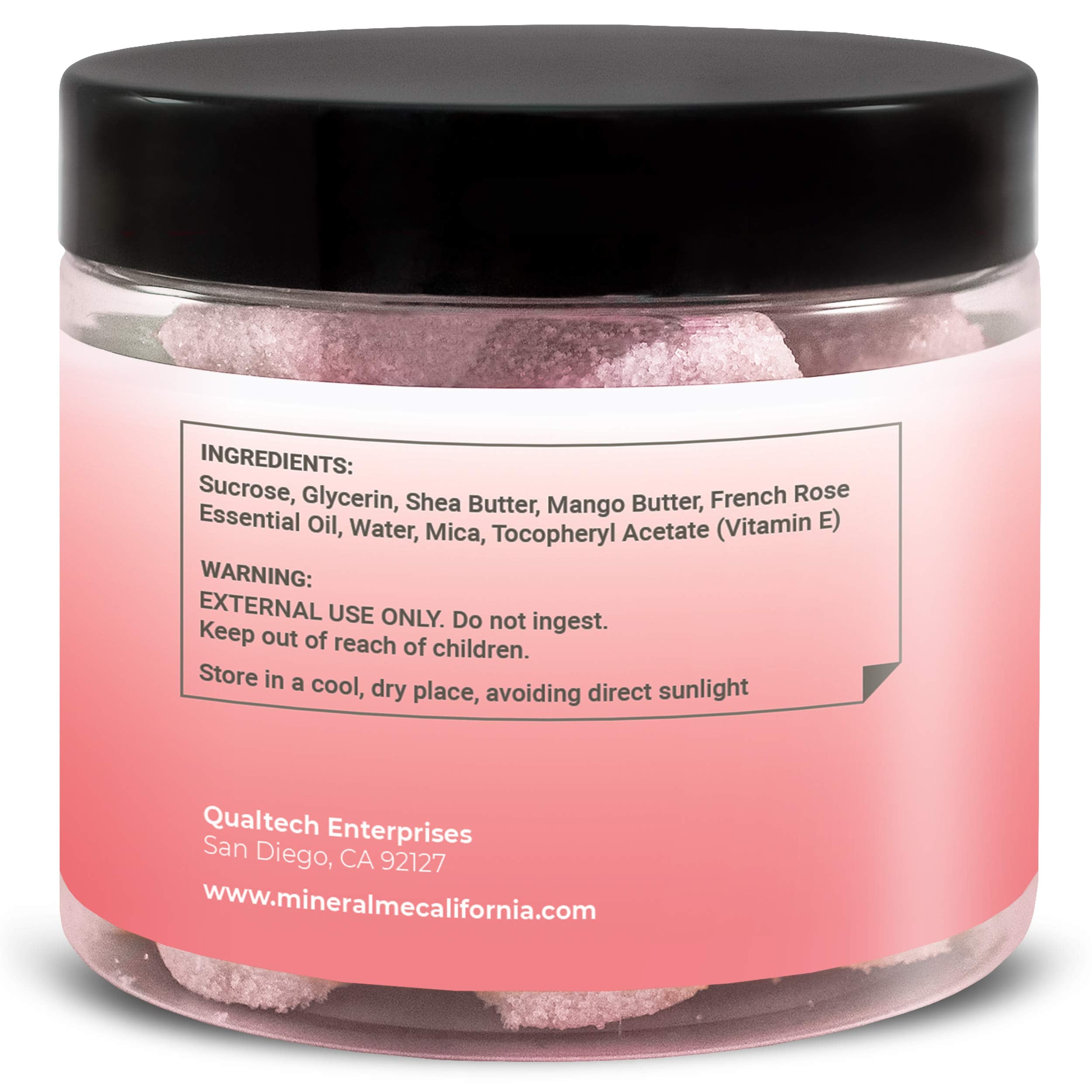 Mineral Me California pre-measured cubes offer mess-free exfoliation in bath or shower