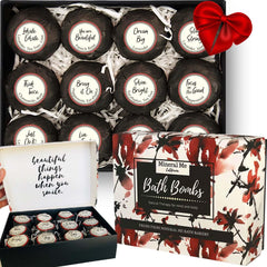 Mineral Me California Relax Bath Bombs in a gift box, perfect for a luxurious self-care gift.