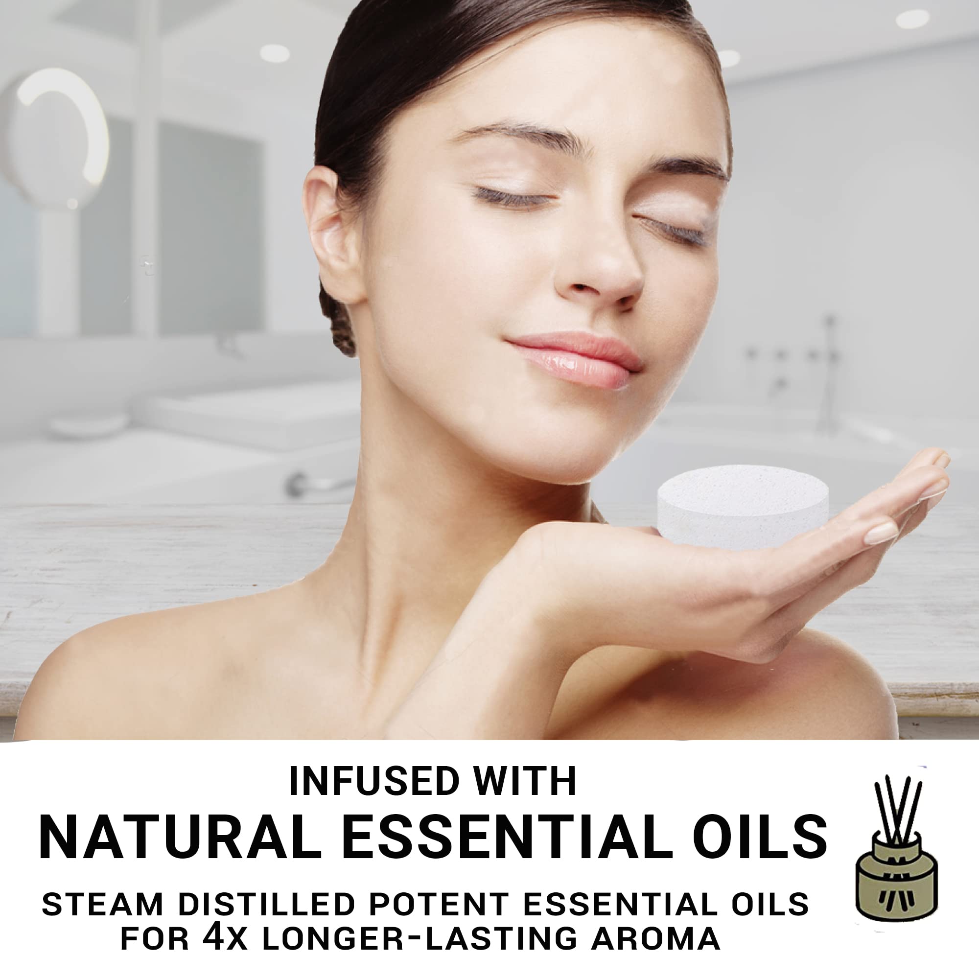Mineral Me California orange shower steamer for an energizing start