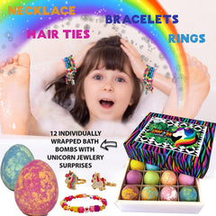 Foaming bubbles and aroma from Mineral Me California unicorn bath bombs
