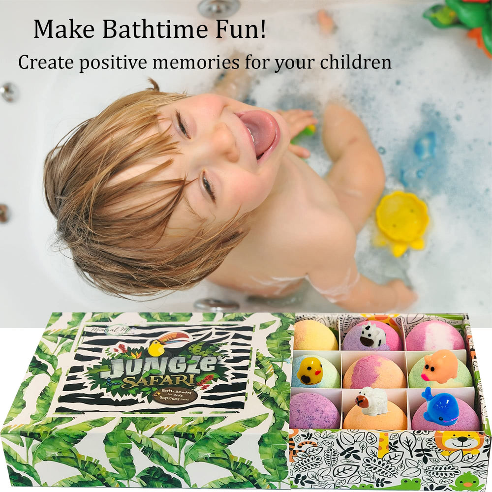 Valentine's Day gift bath bombs from Mineral Me California for kids.