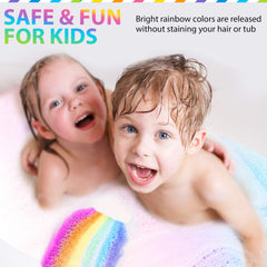 Mineral Me California vegan bath bomb kids is gentle for ages and sensitive skin