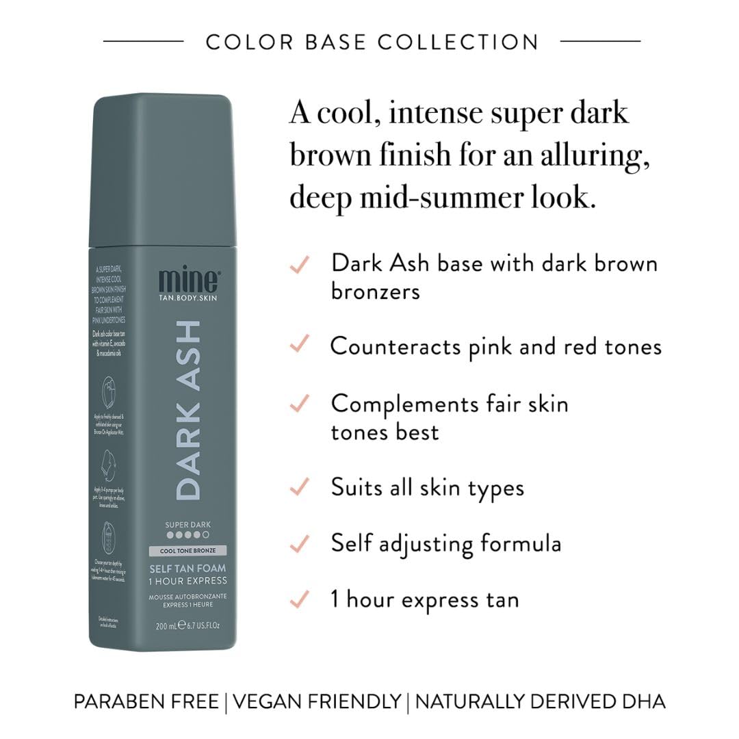 MINETAN BODY.SKIN Bronze On Applicator Mitt beside the product for precise use.
