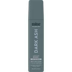 MINETAN BODY.SKIN Dark Ash Self-Tanning Foam bottle for an even cool-toned bronze glow.