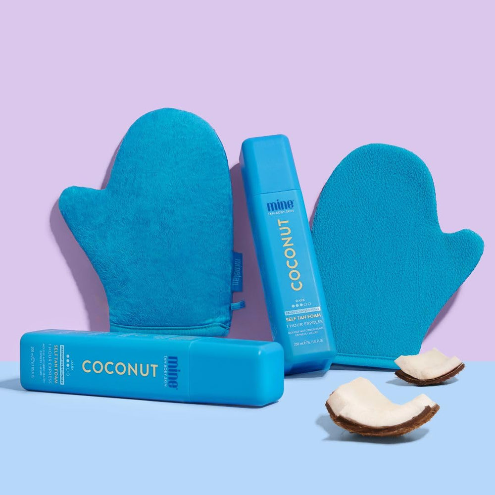 MINETAN BODY.SKIN step-by-step prep flow to achieve even coverage.