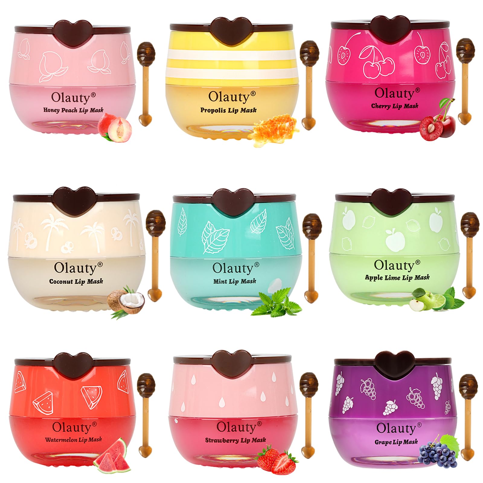 Minfei Bee Lip Balm Honey Pot shows moisturizing honey pot design for smooth lips.