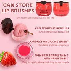 Minfei Bee Lip Balm Watermelon Flavor offers sweet aroma and gentle hydration.