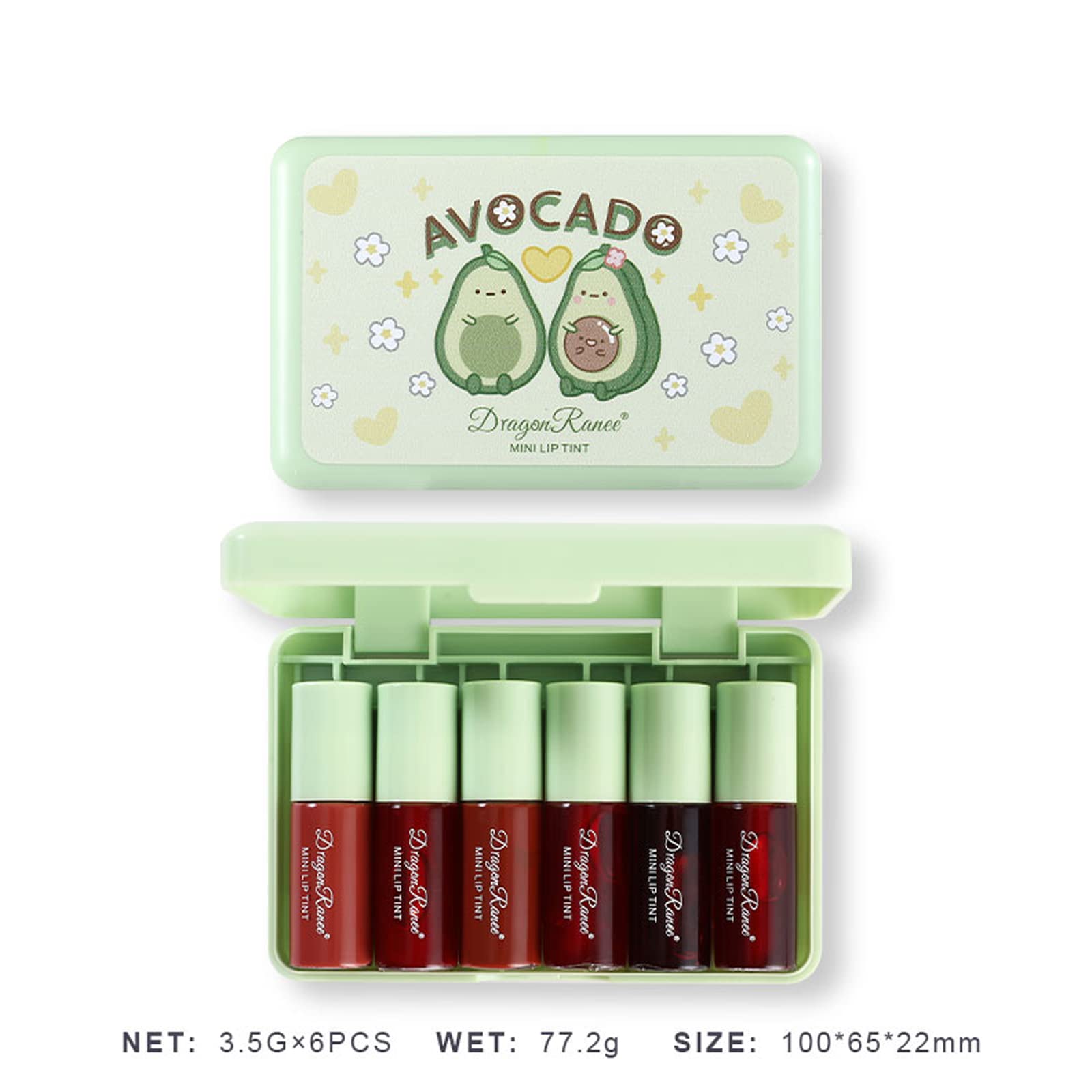 Minfei compact mini bottle emphasizes lightweight, portable lip tint for on-the-go wear.