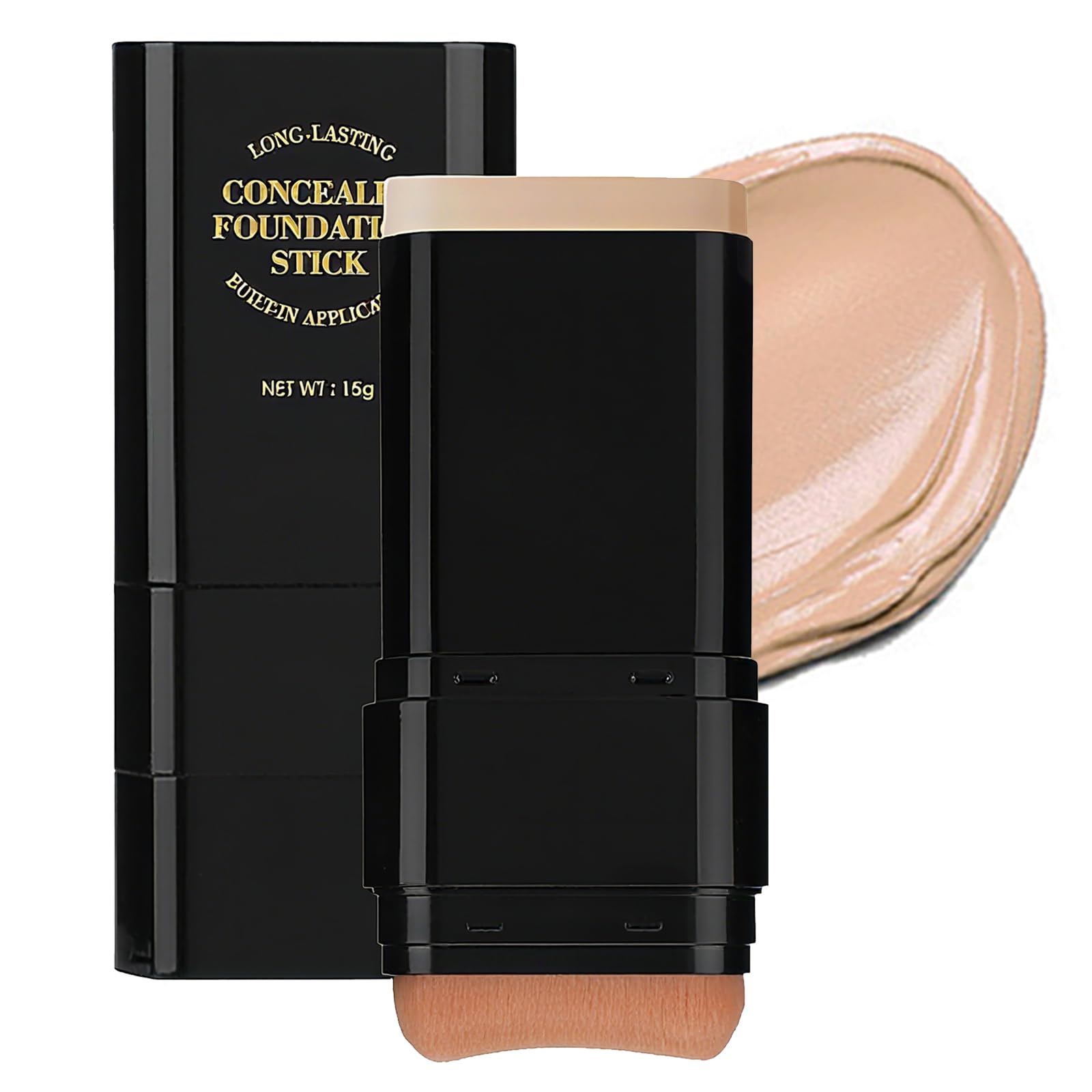 Minfei Concealer Foundation Stick dual-ended design for quick, even coverage on the go.