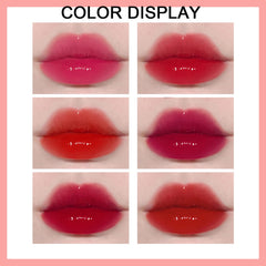 Minfei lip tint color swatches display diverse shades for everyday looks.