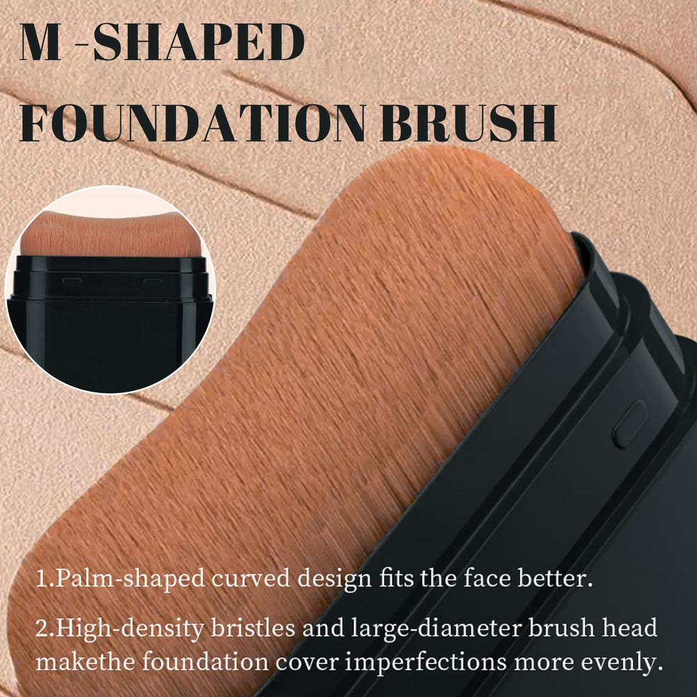 Minfei skin tone swatches illustrating even coverage across shades