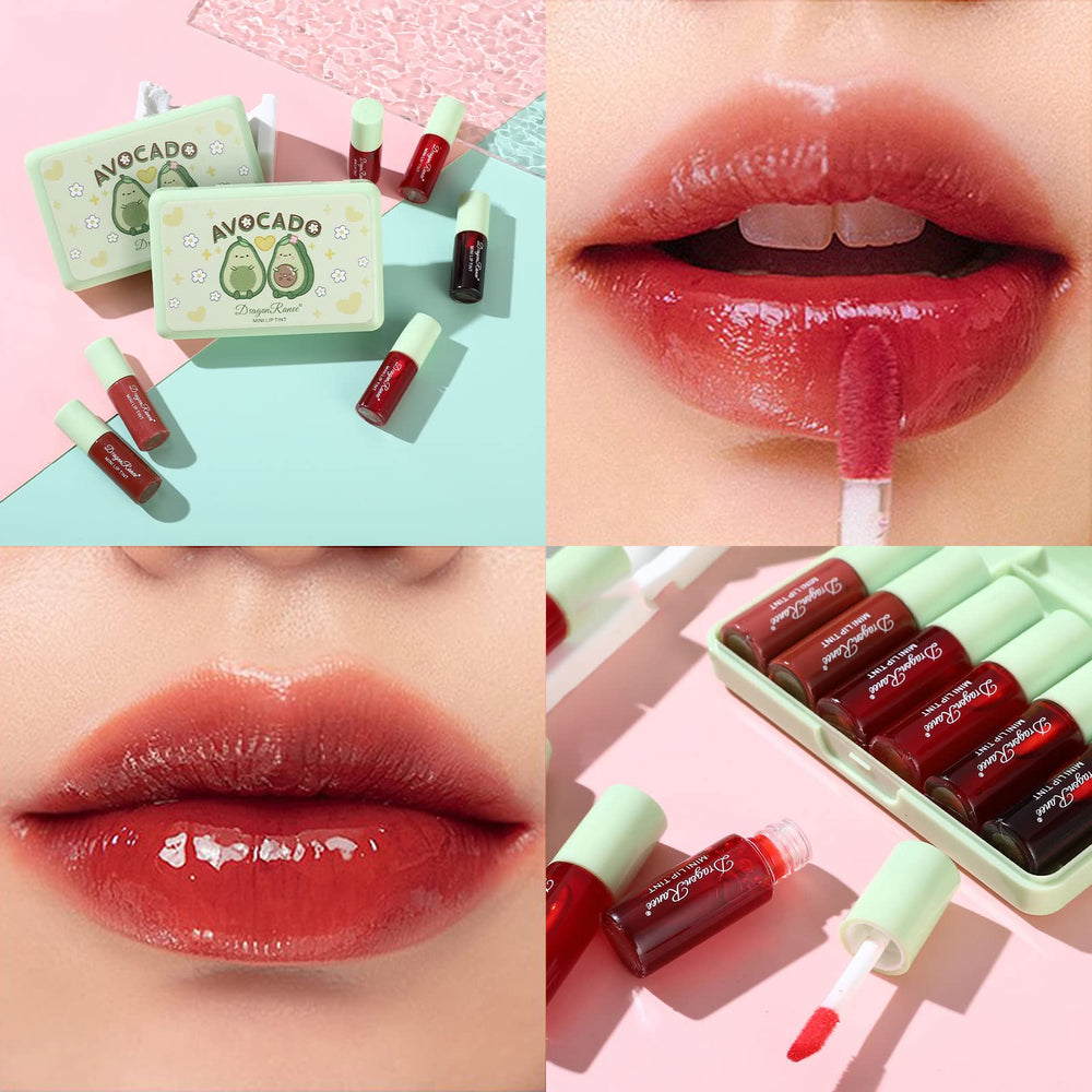 Minfei waterproof long-lasting formula provides a glossy finish on lips.