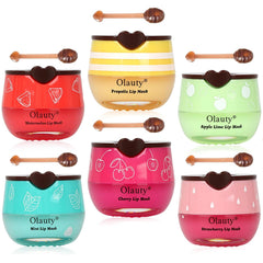 Miniling bee lip balm mask honey pot jar for overnight hydration