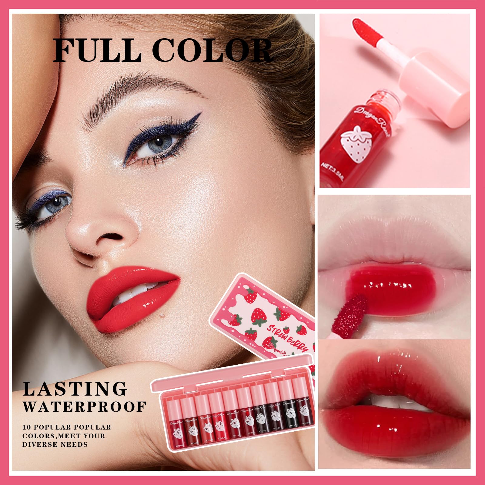 Miniling Korean moisturizing lip gloss bottle shows hydrating formula