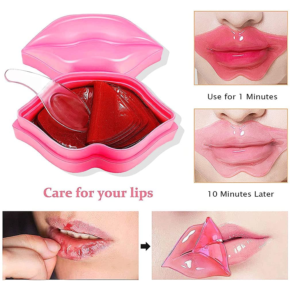 Miniling overnight use visualization showing plumper, hydrated lips.