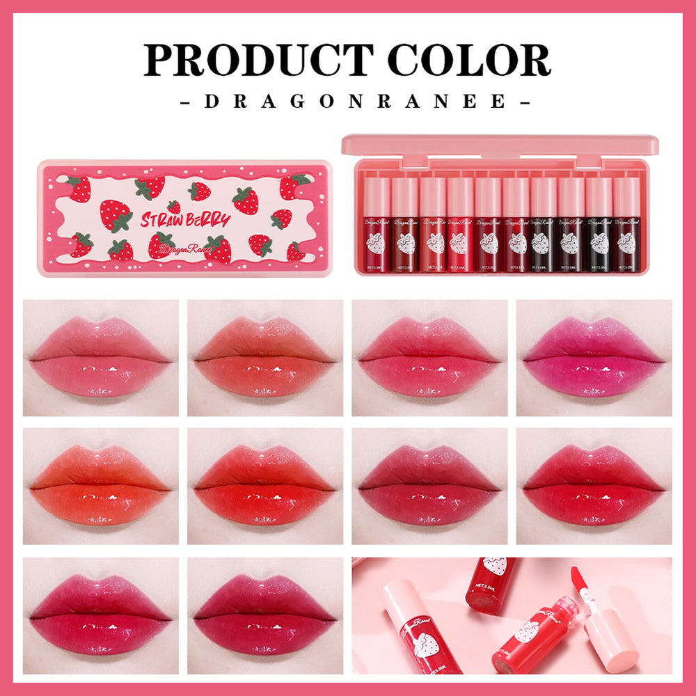 Miniling lip tint application close-up with velvet finish