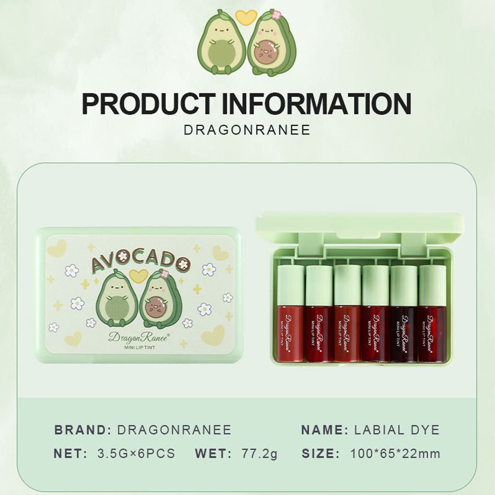 Miniling lip tint packaging is compact, gift-ready.