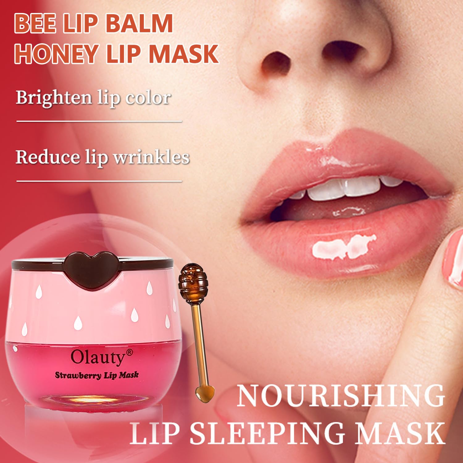 Miniling sleeping lip mask jar ready for night-time care