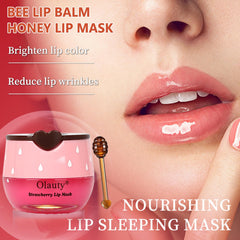 Miniling sleeping lip mask jar ready for night-time care