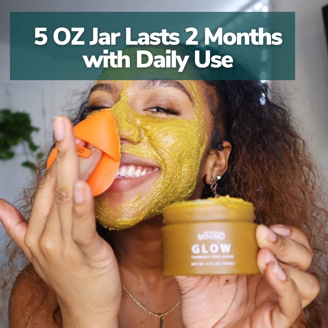 Minimo Glow Ready-to-Apply no-mix bottle emphasizes convenience