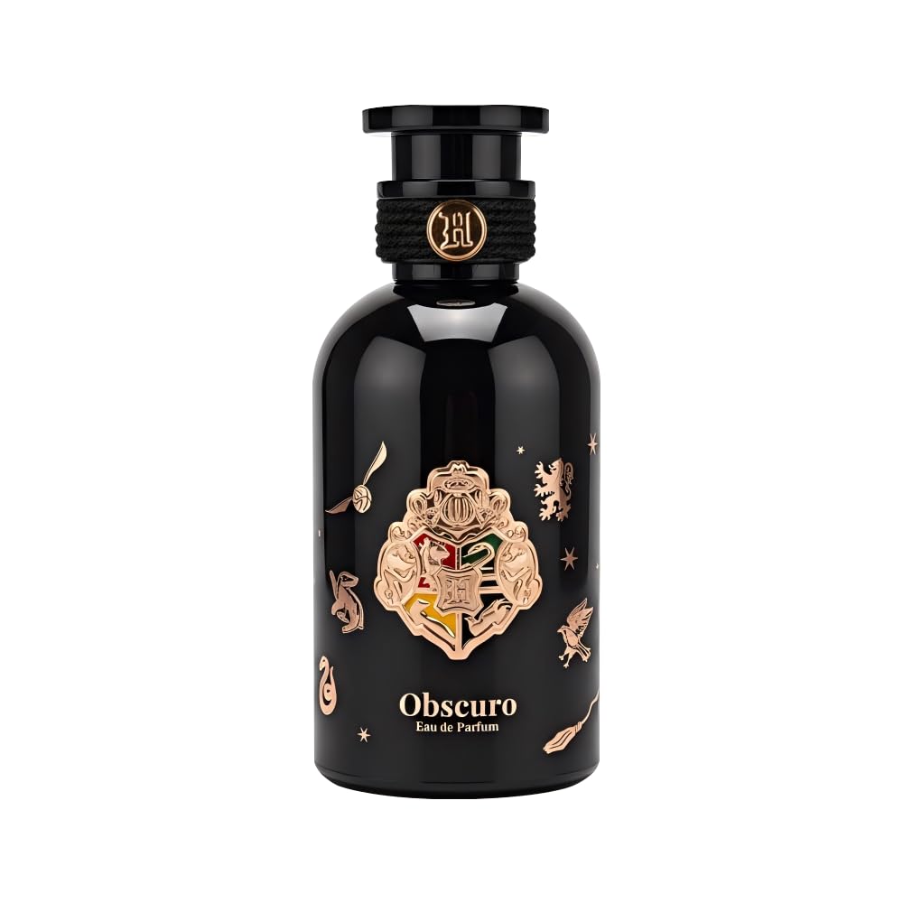 MINISO Harry Potter Obscuro perfume bottle highlights an enveloping oriental woody amber scent for daily wear