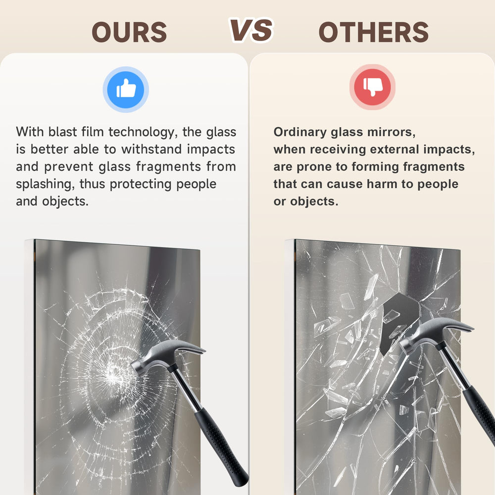 MINISO vanity mirror brightness adjustment from ten to one hundred percent