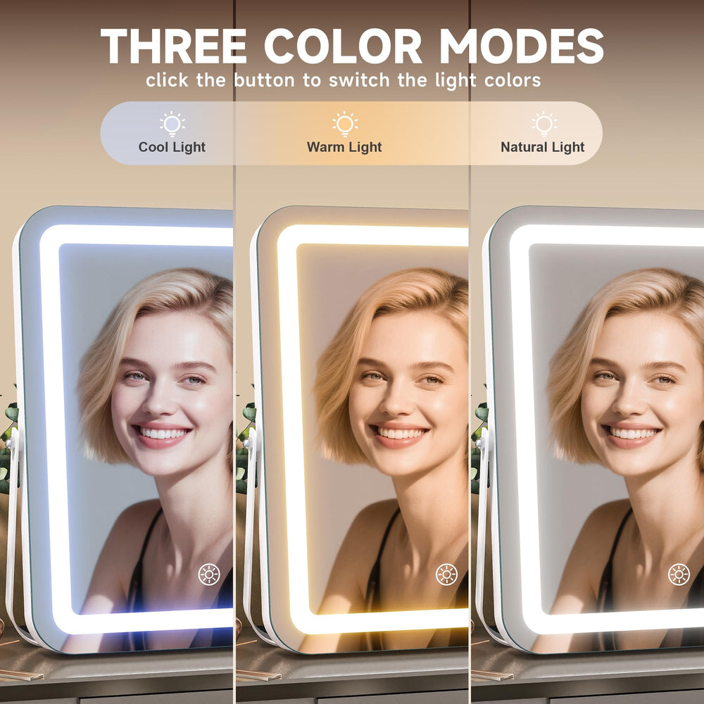 MINISO vanity mirror brightness memory recalls last setting for quick start