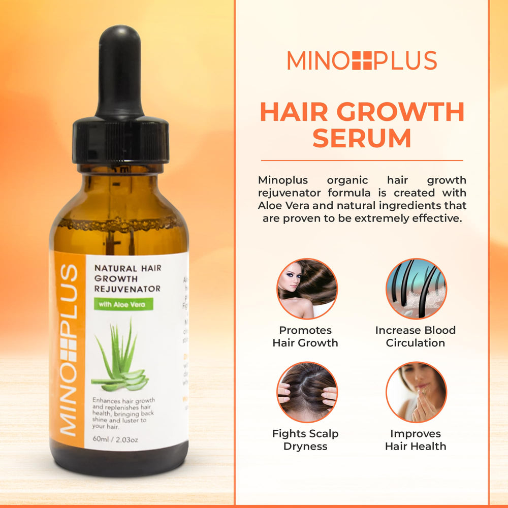 MINO PLUS vitamin and mineral blend supports scalp health and hair strength