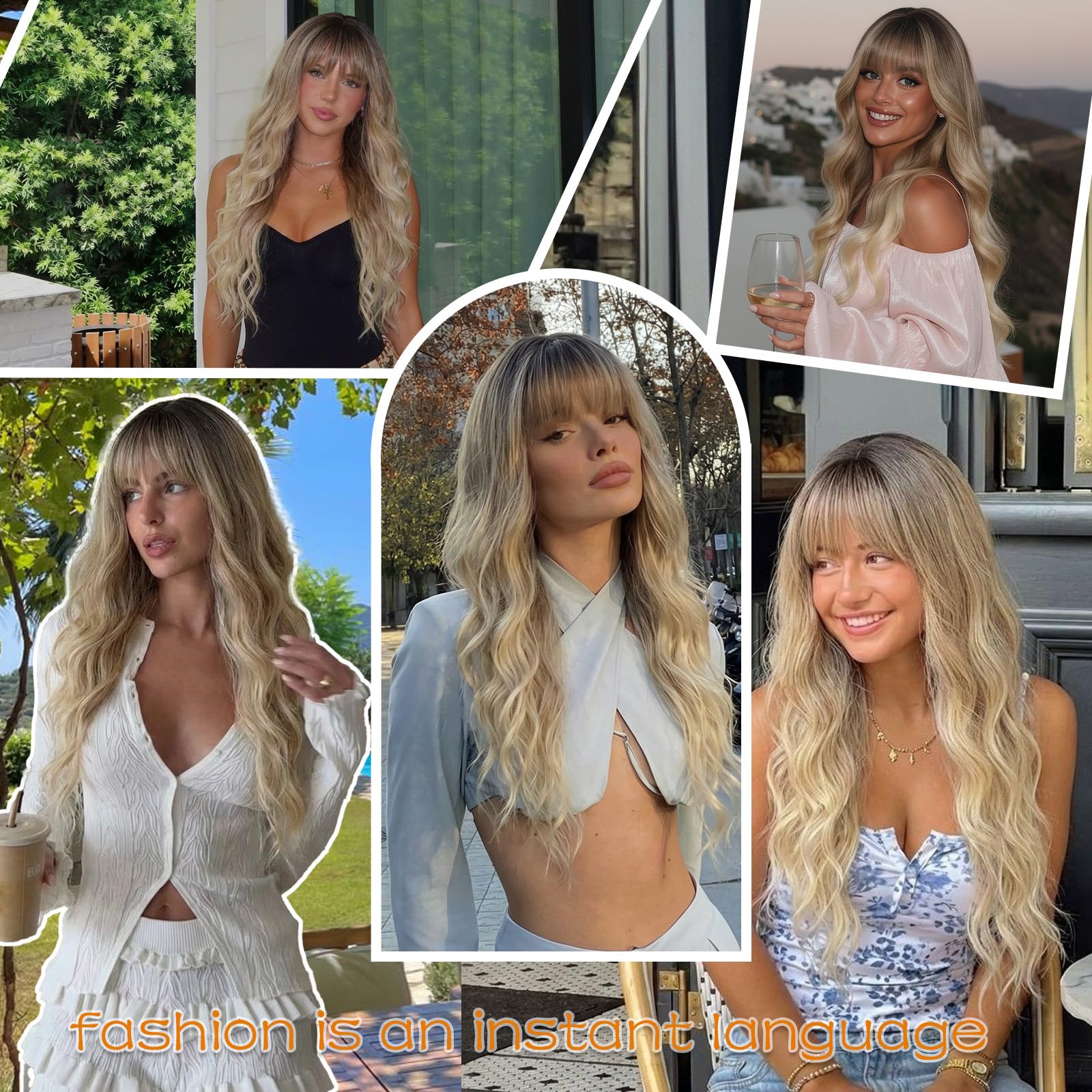 MINSEEYOO ombre wig suits daily routines, parties, and special events.