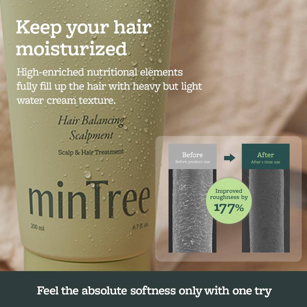 Mintree sulfate-silicone-paraben-free image signals clean, lightweight care.